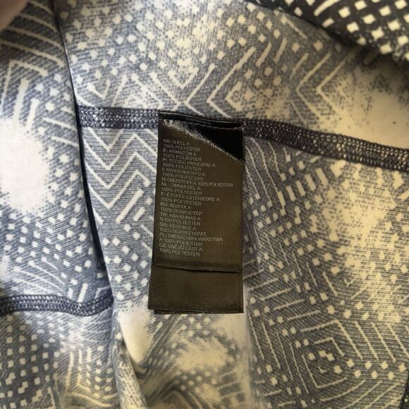 The North Face Seamless Top Womens Medium Multicolor Print Short Sleeve Blouse - Picture 7 of 8